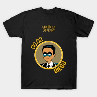 UMBRELLA ACADEMY: DIEGO CARTOON T-Shirt